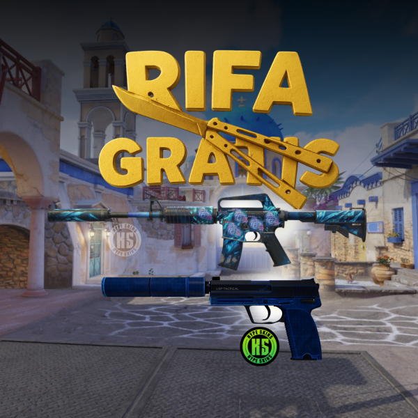 RIFA FREE!! M4A1-S PESADELO FT! + USP BLUEPRINT FT!!